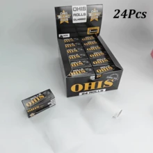 24 Rolls Of Handmade Cigarette Rolling Papers Made Of Natural Pulp, 196 Inches Per Roll, Can Be Freely Cut Into Desired Length, Portable Manual Tear Cigarette Papers Smoking Accessories, Perfect Gift For Smokers On Birthdays, Mother's Day, Father's Day, Valentine's Day