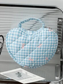 A Fresh And Simple, Highly Attractive Girly Fashion Handbag-Style Cosmetic Bag. The Small And Exquisite Floral Pattern Makes It A Convenient And Portable Storage For Cosmetics And Toiletries, Suitable For Dates, Parties, Shopping, Photography, And More. This Versatile Makeup Bag Can Be Used As A Cosmetic Bag, Vanity Case, Storage Bag, Toiletry Bag, Desktop Organizer, Or Makeup Pouch. - Multicolor - View 14