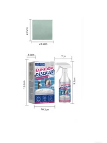 1 Piece Bathroom Cleaner, Descaler For Stainless Steel Sink, Glass Shower, Bathtub Descaling Foam Cleaner, Bathroom Descaling Cleaner, Stubborn Stain Cleaner, Multi-Purpose Bathroom Foam Cleaner - Multicolor - View 8