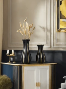 1 chiếc bình gốm hình nón cỡ nhỏ thích hợp cho lối vào phòng khách, bệ cửa sổ, mặt bàn, nhiều loại đồ trang trí cảnh, cắm hoa, bình hoa - Nhiều màu - Xem 4