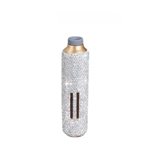 Portable Ashtray With Glass Diamond Nozzle. Suitable For Many Scenarios. Car Ashtrays, Ashtrays For Cleaning The Interior Space Of The Car, Special Nozzles. No Drips Design, Easy To Carry And Easy To Clean.