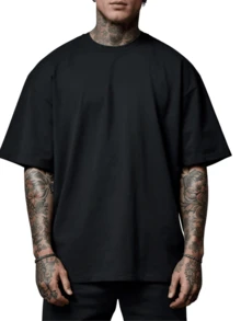 Kit 3 Oversized T-Shirts Streetwear Cotton Oversize Shirt Blouse 100% Cotton Street Fashion