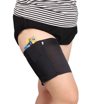 1 st halkfri lårfodral för telefon, friktionsfri korthållare för telefon