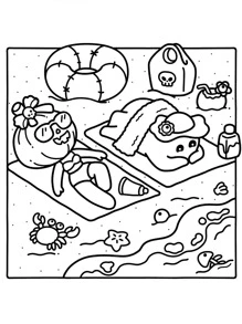 1pc Spaoky Summer :Easy 42 Page Coloring Book For Adults And Teens, Colouring Book Super Cute Designs Of Cozy, Hygge Spaces For Relaxation (Cozy Spaces Coloring) .Back To School A Relaxing Gift For Friends, Couples, And Family