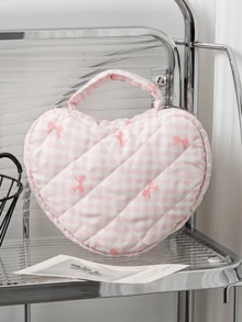 A Fresh And Simple, Highly Attractive Girly Fashion Handbag-Style Cosmetic Bag. The Small And Exquisite Floral Pattern Makes It A Convenient And Portable Storage For Cosmetics And Toiletries, Suitable For Dates, Parties, Shopping, Photography, And More. This Versatile Makeup Bag Can Be Used As A Cosmetic Bag, Vanity Case, Storage Bag, Toiletry Bag, Desktop Organizer, Or Makeup Pouch. - Multicolor - View 24