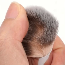 1/3件套专业化妆粉底遮瑕刷套装，合成毛，适用于日常面部彩妆，可轻松涂抹液体和膏状化妆品，包括粉底刷、遮瑕刷、腮红刷、修容刷、腮红刷、古铜粉刷、散粉刷等。