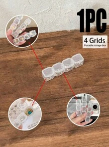14/4 Grid Travel Pill Case, Weekly Pill Organizer, Portable Medication Box, Dual Layer 14 Compartment Organizer, Braille Labeled Pill Case, 1 Week 7 Days AM/PM Pill Sorter, Weekly Dosage Container, Medicine Holder, Vitamin And Supplement Storage, Suitable For Home, Travel, Office, School, Christmas Gift