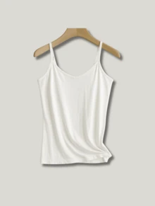 Kit Of 3 Women's Tight, Light Tank Tops - Black, White and Beige - View 4