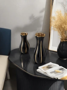 1 chiếc bình gốm hình nón cỡ nhỏ thích hợp cho lối vào phòng khách, bệ cửa sổ, mặt bàn, nhiều loại đồ trang trí cảnh, cắm hoa, bình hoa - Nhiều màu - Xem 6