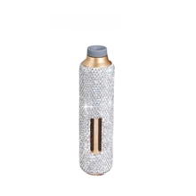 Portable Ashtray With Glass Diamond Nozzle. Suitable For Many Scenarios. Car Ashtrays, Ashtrays For Cleaning The Interior Space Of The Car, Special Nozzles. No Drips Design, Easy To Carry And Easy To Clean.