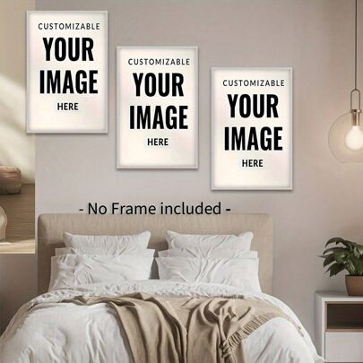 1/3 Stück anpassbare Leinwanddrucke - personalisiertes Foto, Cartoon, Film, Haustier, Hochzeit, Landschaft und Jahrestags-Wanddekor Poster, rahmenlos, Heimdekoration, exquisite Valentinstag Dekoration, hochwertig, individuell, einzigartig, ideale Geschenke für sie, Freund, Freundin, Vater, Mutter, Familie, Freunde, Haustiere, Tochter, Schüler, Sohn zu Jahrestagen, Valentinstag, Muttertag, Geburtstag, Jugendtag, Vatertag, für Einweihung, Schule, Zuhause, Büro, multifunktional, dekorativ, wiederverwendbar, exquisit, stilvolle, hochwertige, farbenfrohe, moderne, individuelle, einzigartige, ideale Geschenke für ihn, ideale Geschenke für sie, Freund, Vater, Freundin, Mutter, Familie, Freunde, Teeraum, Zuhause, Garten, Büro, zu Jahrestagen, Valentinstag, Muttertag, Geburtstag, Vatertag, Abschluss, Hochzeit, Einweihung, warme Atmosphäre, Herbst Zuhause Erfrischung, skandinavisches gemütliches Zuhause, warme Atmosphäre, Harmonie Zuhause