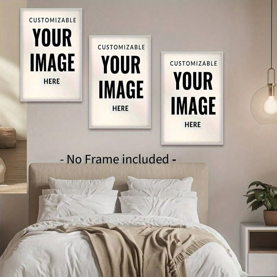 1/3pcs Customizable Canvas Art Prints - Personalized Photo, Cartoon, Movie, Pet, Wedding, Landscape, & Anniversary Wall Decor Posters, Frameless Home Decoration, Valentine's Day Decor Exquisite, High-Quality Custom, Personalized, Unique Ideal Gifts For Her Boyfriend, Girlfriend, Dad, Mom, Family, Friends, Pets, Daughter, School Students, Son For Anniversaries, For Valentine's Day, For Mother's Day, For Birthdays, For Youth's Day Father's Days, For Housewarming School, Home, Office,Multi-Functional, Ornamental,Reusable,Exquisite,Stylish,High-Quality,Colorful,Modern,Custom,Personalized,Unique,Ideal Gifts For Him,Ideal Gifts For Her,Boyfriend,Dad,Girlfriend,Mom,Family,Friends,Tea Room,Home,Garden,Office,For Anniversaries,For Valentine's Day,For Mother's Day,For Birthdays,For Father's Day,For Graduation,For Weddings,For Housewarming,Warm Ambience, Autumn Home Refresh, Scandinavian Cozy Home, Warm Ambience