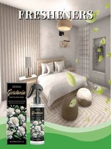 مرطب هواء بخاخ داخلي برائحة زهرة الياسمين 100مل, برائحة قوية ثابتة ، مرطب هواء