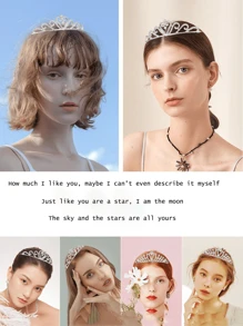 1 Piece/Fashionable Boy And Girl Crowns, Cute Headbands For Girls And Princesses, Children's Holiday Performance Hair Accessories, Bridal Crowns, Wedding Headpieces, The Best Birthday Gift For Beautiful Princesses, Anniversary Party Gifts, Holiday Gifts, Wedding Gifts, Holiday Gifts