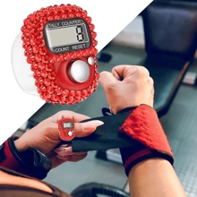 Electronic Finger Counter,LCD Electronic Digital Display,Hand Tally Clicker Counter,Resettable Hand Tally,Manual Lap Record Ring,Number Tracking Ring