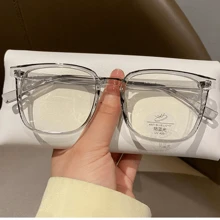 1pc Premium Color-Changing Black Frame Glasses , Transition From Black To Grey To Brown, Stylish Fashion Glasses Suitable For Sun Protection, Office, Computer Use, No-Makeup Face Wear For Summer Beach Vacation,Outdoor,Travel