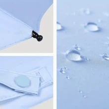 1支裝女性膠囊遮陽傘，防曬防雨，迷你5折超輕量便攜式傘，適合學校、辦公室、居家、旅行，母親節禮物 - 米色 - 查看 7