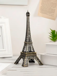 1 pieza Modelo de Torre Eiffel, figura decorativa para el hogar, utilería fotográfica, mejor regalo para cumpleaños, graduación, adorno decorativo