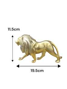 Large Lion Resin Ornament 22cm - Amarillo - Ver 4
