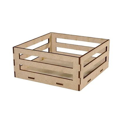 Huacales 30x30 cm 12 piezas MDF 3mm armables decoración eventos cajas organizadoras centros de mesa artículos para fiesta regalo personalizado artesanía madera