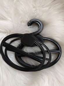 5pcs/10pcs Oval Scarf Tie Hanger Rack, Round Clothes Hanger Multifunctional Garment Display Rack, Space Saving