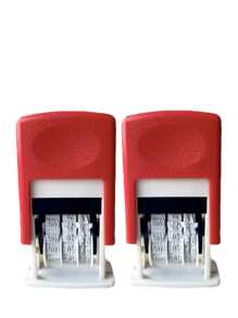 Small Adjustable Date Stamp, Manually Adjustable Year/Month/Date, Self-Inking Printer For Production Date, No Ink Included (Requires Separate Ink), Roller Stamp For Calendar Date, Production Date Number,Back To School,School Supplies