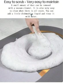 1 Peça Tapete de Máquina de Lavar de Cor Sólida, Tapete Cobertura de Poeira de Máquina de Lavar de Estilo Boêmio Estampado, Tapete Absorvente de Balcão de Cozinha, Tapete de Geladeira Altamente Absorvente e de Secagem Rápida, Tapete Antiderrapante para Piso de Banheiro, Tapete de Pia de Silicone Macio, Tapete de Secagem de Louça Antiderrapante e Altamente Absorvente, Disponível em Vários Tamanhos para Máquina de Lavar e Secadora Moderna, Adequado para Lavanderia/Cozinha/Banheiro