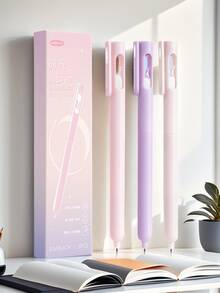 Fidget Ballpoint Pen, Fast Drying Gel Ink Pen, Office Signature Pen, 0.5mm Refillable Back To School - Multicolor - View 12