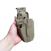 1 件塑料快速释放 579 枪套、胸前和腰部挂钩，适用于 M92、P226 和多种型号