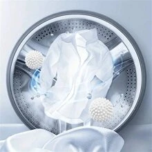 3/6 Stücke wiederverwendbare Wäschebälle, Waschmaschine Trockner Bälle, Weichspüler Bälle, Anti-Falten, Reinigungsmaterial, Haushaltskleine Werkzeuge
