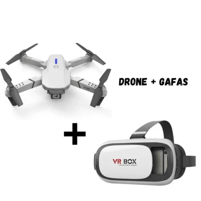Gafas Virtual + Drone E88  Calidad Inteligencia Con Accesorios Realidad Virtual