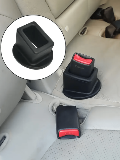 1/2/5 Stück Silikon Sitzgurt Schnallen Befestiger, Schnallen Halter, Auto Sitzgurt Schlitz Fixierer, einfach zu erreichende Auto Sitzgurt Schnallen Verstärkung, hält die Schnalle aufrecht, passend für die meisten Auto Schloss Schnallen Halter
