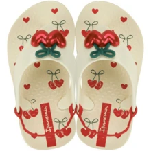 Sandália chinelo Infantil baby Ipanema belle original lançamento - Bege - Visão 2
