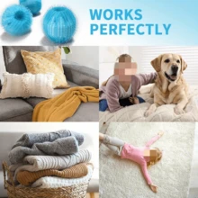 1pc Reusable Washing Machine Pet Hair Remover Ball - Laundry Lint Catcher To Prevent Tangled Clothes - Multicolor - View 4