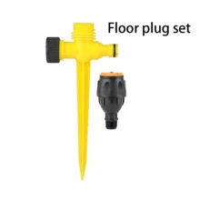 360° drehbare Rasensprinkler, einstellbare Höhe & 360° Reichweite - Großflächiger, robuster Metall-Handrasensprenger, tragbare Bewässerung für den Garten, ohne Stromanschluss