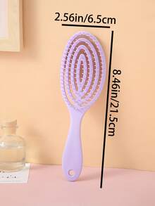 1/4/5/6/7 Stücke Cut Out ovaler Haarkamm, ein durchdachtes Valentinstags-Geschenk, günstiger Preis. Er hat eine Kopfmassagefunktion, geeignet für nasses und trockenes Haar, macht Ihr Haar ordentlich und glänzend. Kompakte Größe, leicht mitzunehmen. Haarstyling-Werkzeug/Schönheits-Haarzubehör für Zuhause - Übersicht 11
