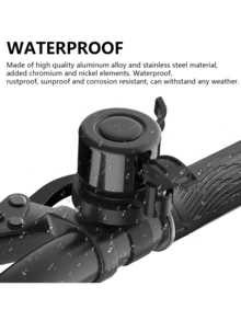 Hidden Anti-Theft GPS Location Bell For Bicycle, Bicycle Bell With Built-In Global Positioning Device, Bicycle Anti-Theft, Bicycle Locator, Outdoor Non-Stop Power, Team Tracking, Remote Precise Search, One-Touch Call Device, Long-Lasting Battery, IP67 Waterproof, GPS Tracker Compatible With "Find My Global" Platform, Suitable For Cycling, Location Tracking, Anti-Theft, Outdoor Activities, Bicycles, Bicycle Accessories, Road Bikes, Mountain Bikes, Mopeds, Motorcycles. Compatible With IOS Only. - Black - View 7