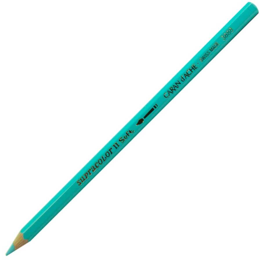 Caran D'Ache Supracolor Soft Watercolor Pencil 171 Turquoise Blue - 均碼 - 查看 1