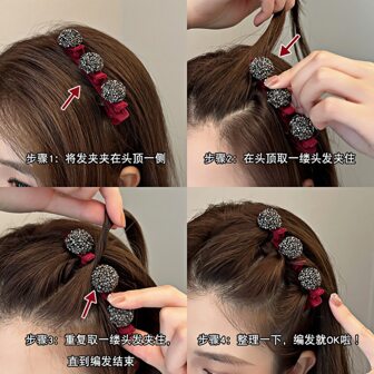 1 st. dammode elegant och snygg hårspänne, lämplig för vardaglig hårstyling, passar för tjockt och tunt hår, klor, hårklämmor, hårspännen