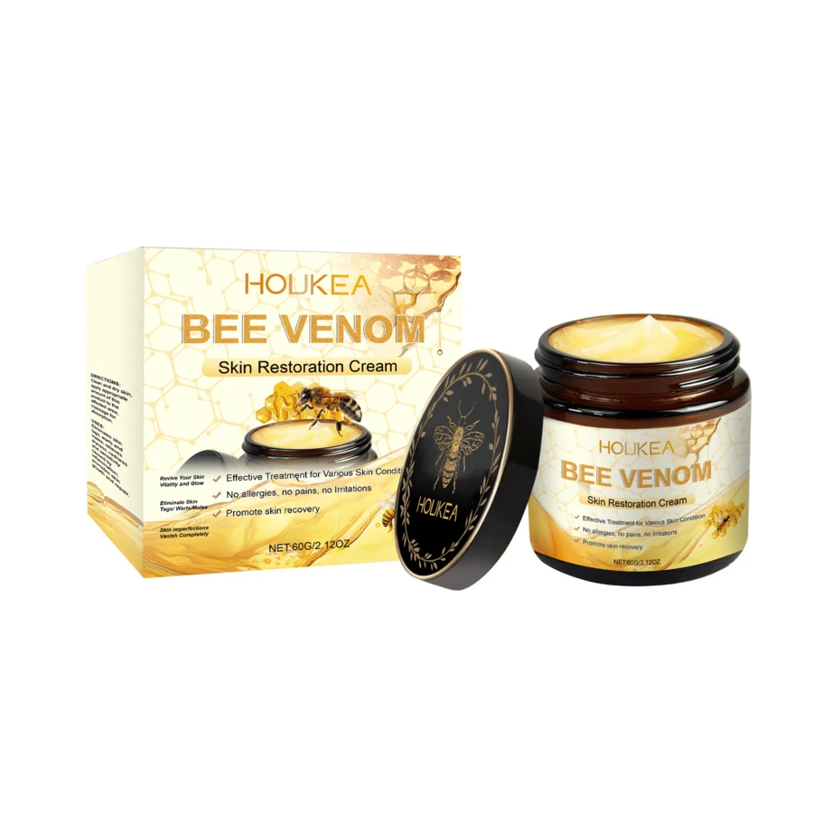 Houkea Bee  Neck Cream Gentle Cleansing Skin Label Flesh Bump Keyou Spot Removing Soothing Skin - 1 - View 1