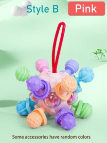 蒙特梭利婴儿感官玩具，曼哈顿玩具手球池，儿童牙胶出牙玩具，适合0 3 6 9 12 18个月婴儿，新生儿学习发育玩具，适合1 2岁男孩女孩的礼物