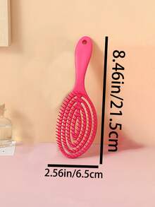 1/4/5/6/7 Stücke Cut Out ovaler Haarkamm, ein durchdachtes Valentinstags-Geschenk, günstiger Preis. Er hat eine Kopfmassagefunktion, geeignet für nasses und trockenes Haar, macht Ihr Haar ordentlich und glänzend. Kompakte Größe, leicht mitzunehmen. Haarstyling-Werkzeug/Schönheits-Haarzubehör für Zuhause - Übersicht 6