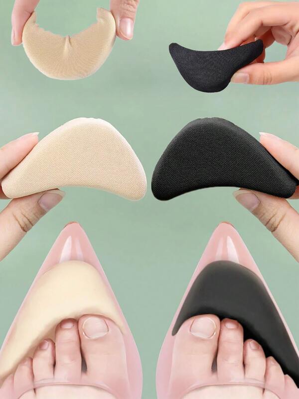 2/4/8 szt. Regulowane miękkie oddychające wkładki gąbkowe z podkładkami antypoślizgowymi na piętach – wielokrotnego użytku akcesoria do butów dla mężczyzn i kobiet, antypoślizgowe i antypoślizgowe poduszki, łagodzą ból stóp – idealne do wysokich obcasów, codziennego noszenia, biegania, wędrówek