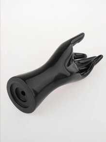 Black Hand Jewelry Holder Stand - Gothic Hand Sculpture Decor For Vanity/Bedroom, Boho Home Accessories
