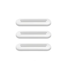 3pcs Toothpaste Squeezer, Toothpaste Tube Clamp, Manual Toothpaste Dispenser, Multifunctional Facial Cleanser Dispenser, Toiletries Accessories