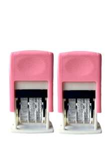 Small Adjustable Date Stamp, Manually Adjustable Year/Month/Date, Self-Inking Printer For Production Date, No Ink Included (Requires Separate Ink), Roller Stamp For Calendar Date, Production Date Number,Back To School,School Supplies