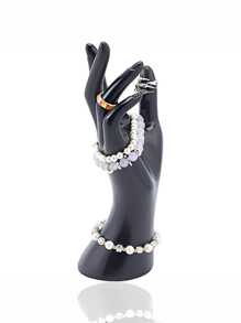 Black Hand Jewelry Holder Stand - Gothic Hand Sculpture Decor For Vanity/Bedroom, Boho Home Accessories