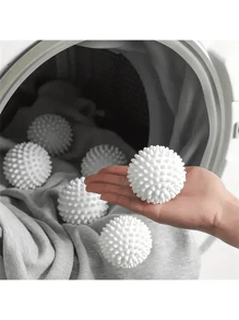 3/6 Stücke wiederverwendbare Wäschebälle, Waschmaschine Trockner Bälle, Weichspüler Bälle, Anti-Falten, Reinigungsmaterial, Haushaltskleine Werkzeuge