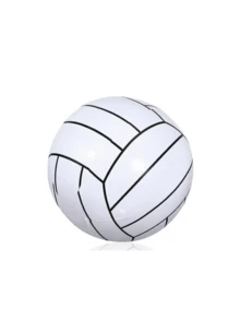 1pc PVC Inflatable Volleyball, Inflatable Beach Ball, Outdoor Lawn Interaction Item, Essential For Pool Party - Multicolor - View 9