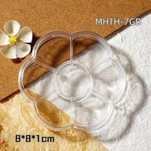 Nail Charms Storage Box Rhinestone Gem Transparent Plastic Empty Container Professional Rhinestone Beads Organizing Box Suitable For DIY Accessories Storage Fun Gift Storage Nail Charm Container